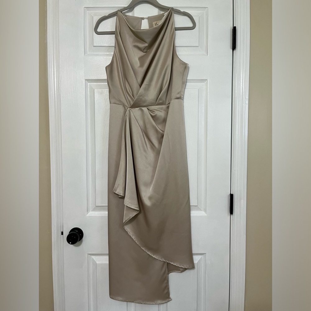 Champagne Lena evening dress size S